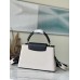 Louis Vuitton Capucines MM Bag in Canvas with Black Leather M59872 Louis Vuitton Capucines MM Bag in Canvas with Black Leather M59872