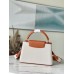 Louis Vuitton Capucines MM Bag in Canvas with Brown Leather M59969 Louis Vuitton Capucines MM Bag in Canvas with Brown Leather M59969