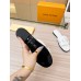 Louis Vuitton LV Isola Flat Slides In White Calfskin