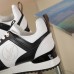 Louis Vuitton Women's Run Away Sneakers In Black/White Leather Louis Vuitton Women's Run Away Sneakers In Black/White Leather
