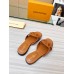 Louis Vuitton LV Isola Flat Slides In Brown Calfskin Louis Vuitton LV Isola Flat Slides In Brown Calfskin