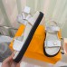 Louis Vuitton LV Sunset Comfort Flat Sandals In White Leather Louis Vuitton LV Sunset Comfort Flat Sandals In White Leather