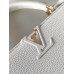 Louis Vuitton Capucines BB Bag in White Taurillon Leather M55832 Louis Vuitton Capucines BB Bag in White Taurillon Leather M55832