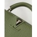 Louis Vuitton Capucines BB Bag in Green Taurillon Leather M57227 Louis Vuitton Capucines BB Bag in Green Taurillon Leather M57227
