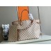 Louis Vuitton Damier Azur Neverfull MM Bag With Braided Strap N50047 Louis Vuitton Damier Azur Neverfull MM Bag With Braided Strap N50047