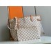 Louis Vuitton Damier Azur Neverfull MM Bag With Braided Strap N50047 Louis Vuitton Damier Azur Neverfull MM Bag With Braided Strap N50047