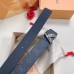 Louis Vuitton LV Dove 40MM Reversible Belt In Monogram Eclipse Canvas M0576V