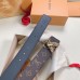 Louis Vuitton LV Dove 40MM Reversible Belt In Monogram Canvas M0577T Louis Vuitton LV Dove 40MM Reversible Belt In Monogram Canvas M0577T