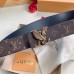 Louis Vuitton LV Dove 40MM Reversible Belt In Monogram Canvas M0577T Louis Vuitton LV Dove 40MM Reversible Belt In Monogram Canvas M0577T