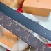 Louis Vuitton LV Dove 40MM Reversible Belt In Monogram Canvas M0577T Louis Vuitton LV Dove 40MM Reversible Belt In Monogram Canvas M0577T