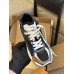 Louis Vuitton Women's Run 55 Sneakers In Black Technical Materials Louis Vuitton Women's Run 55 Sneakers In Black Technical Materials