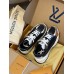 Louis Vuitton Women's Run 55 Sneakers In Black Technical Materials Louis Vuitton Women's Run 55 Sneakers In Black Technical Materials