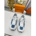 Louis Vuitton Women's Run 55 Sneakers In Blue Monogram Denim Louis Vuitton Women's Run 55 Sneakers In Blue Monogram Denim