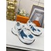 Louis Vuitton Women's Run 55 Sneakers In Blue Monogram Denim Louis Vuitton Women's Run 55 Sneakers In Blue Monogram Denim