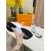Louis Vuitton Women's Run 55 Sneakers In Blue Materials Louis Vuitton Women's Run 55 Sneakers In Blue Materials