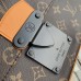 Louis Vuitton S-Lock Messenger Bag in Monogram Macassar Canvas M46688 Louis Vuitton S-Lock Messenger Bag in Monogram Macassar Canvas M46688