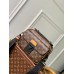 Louis Vuitton S-Lock Messenger Bag in Monogram Macassar Canvas M46688 Louis Vuitton S-Lock Messenger Bag in Monogram Macassar Canvas M46688