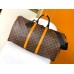 Louis Vuitton Keepall Bandouliere 55 Bag in Monogram Macassar Canvas M46702 Louis Vuitton Keepall Bandouliere 55 Bag in Monogram Macassar Canvas M46702