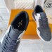 Louis Vuitton Men's Run Away Sneakers in Bicolor Monogram Canvas Louis Vuitton Men's Run Away Sneakers in Bicolor Monogram Canvas