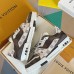 Louis Vuitton Men's LV Trainer Sneakers in Bicolor Damier Canvas Louis Vuitton Men's LV Trainer Sneakers in Bicolor Damier Canvas