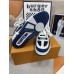 Louis Vuitton LV Skate Sneakers in Blue Mix Materials