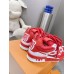 Louis Vuitton LV Skate Sneakers in Red Mix Materials Louis Vuitton LV Skate Sneakers in Red Mix Materials