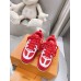 Louis Vuitton LV Skate Sneakers in Red Mix Materials Louis Vuitton LV Skate Sneakers in Red Mix Materials