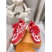 Louis Vuitton LV Skate Sneakers in Red Mix Materials Louis Vuitton LV Skate Sneakers in Red Mix Materials