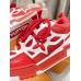 Louis Vuitton LV Skate Sneakers in Red Mix Materials Louis Vuitton LV Skate Sneakers in Red Mix Materials