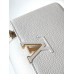Louis Vuitton Capucines Mini Bag in White Taurillon Leather M23456 Louis Vuitton Capucines Mini Bag in White Taurillon Leather M23456