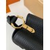 Louis Vuitton Capucines Mini Bag in Black Taurillon Leather M56071 Louis Vuitton Capucines Mini Bag in Black Taurillon Leather M56071