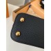 Louis Vuitton Capucines Mini Bag in Black Taurillon Leather M56071 Louis Vuitton Capucines Mini Bag in Black Taurillon Leather M56071