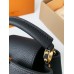Louis Vuitton Capucines Mini Bag in Black Taurillon Leather M56071 Louis Vuitton Capucines Mini Bag in Black Taurillon Leather M56071