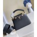 Louis Vuitton Capucines Mini Bag with Metallic Monogram Flowers M56669 Louis Vuitton Capucines Mini Bag with Metallic Monogram Flowers M56669