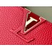 Louis Vuitton Capucines Mini Bag in Red Taurillon Leather M56845 Louis Vuitton Capucines Mini Bag in Red Taurillon Leather M56845