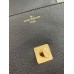 Louis Vuitton Oxford Lockme Bag in Black Leather M22735 Louis Vuitton Oxford Lockme Bag in Black Leather M22735