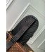 Louis Vuitton Pilot Slingbag in Black LV Aerogram Leather M23736 Louis Vuitton Pilot Slingbag in Black LV Aerogram Leather M23736