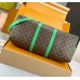 Louis Vuitton Keepall Bandouliere 50 Bag in Monogram Macassar Canvas M46774