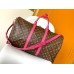 Louis Vuitton Keepall Bandouliere 50 Bag in Monogram Macassar Canvas M46773 Louis Vuitton Keepall Bandouliere 50 Bag in Monogram Macassar Canvas M46773