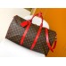 Louis Vuitton Keepall Bandouliere 50 Bag in Monogram Macassar Canvas M46769