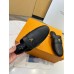 Louis Vuitton LV Capri Open Back Loafers in Black Leather Louis Vuitton LV Capri Open Back Loafers in Black Leather