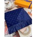 Louis Vuitton Blue Monogram Gradient Scarf M70257 Louis Vuitton Blue Monogram Gradient Scarf M70257
