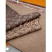 Louis Vuitton Dark Brown Monogram Gradient Scarf M70258 Louis Vuitton Dark Brown Monogram Gradient Scarf M70258