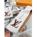 Louis Vuitton White/Brown Shearling Tuffetage Scarf M77055 Louis Vuitton White/Brown Shearling Tuffetage Scarf M77055