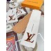 Louis Vuitton White/Brown Shearling Tuffetage Scarf M77055 Louis Vuitton White/Brown Shearling Tuffetage Scarf M77055