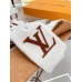 Louis Vuitton White/Brown Shearling Tuffetage Scarf M77055 Louis Vuitton White/Brown Shearling Tuffetage Scarf M77055