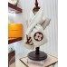 Louis Vuitton White/Brown Shearling Tuffetage Scarf M77055 Louis Vuitton White/Brown Shearling Tuffetage Scarf M77055