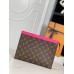 Louis Vuitton Pochette Voyage MM in Monogram Macassar Canvas M82858 Louis Vuitton Pochette Voyage MM in Monogram Macassar Canvas M82858