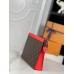 Louis Vuitton Pochette Voyage MM in Monogram Macassar Canvas M82857 Louis Vuitton Pochette Voyage MM in Monogram Macassar Canvas M82857