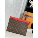 Louis Vuitton Pochette Voyage MM in Monogram Macassar Canvas M82857 Louis Vuitton Pochette Voyage MM in Monogram Macassar Canvas M82857
